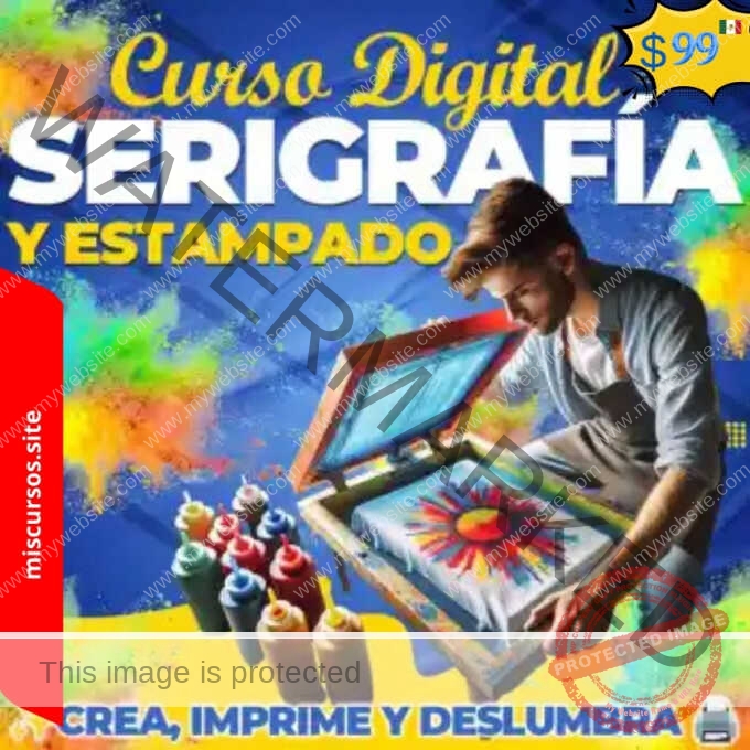 Curso Digital de Serigrafía y Estampado